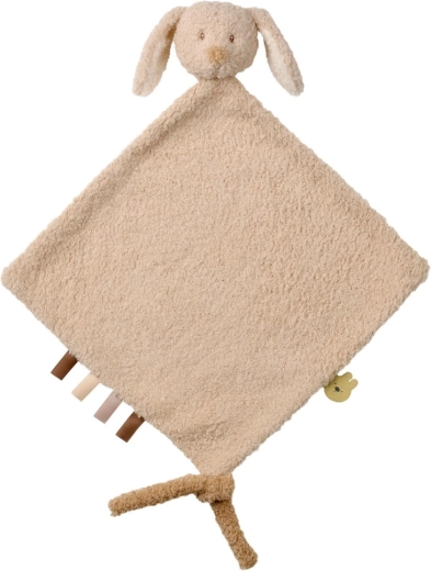 Nattou cuddle cloth maxi Teddy – cuddle cloth (blanket) 28 × 28 cm