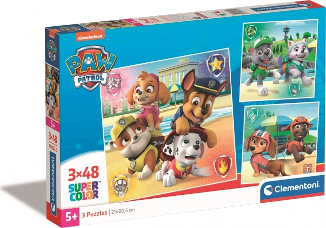 Slagalica CLEMENTONI Paw Patrol 3×48 dijelova