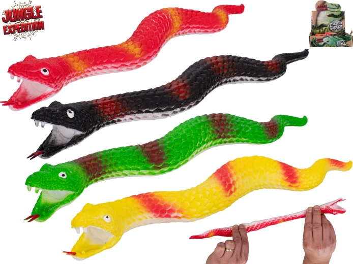 Rastezljiva zmija Jungle Expedition 30 cm
