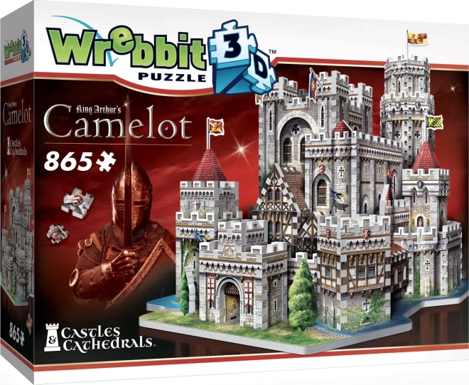 3D puzzle dvorac Camelot WREBBIT, 865 dijelova