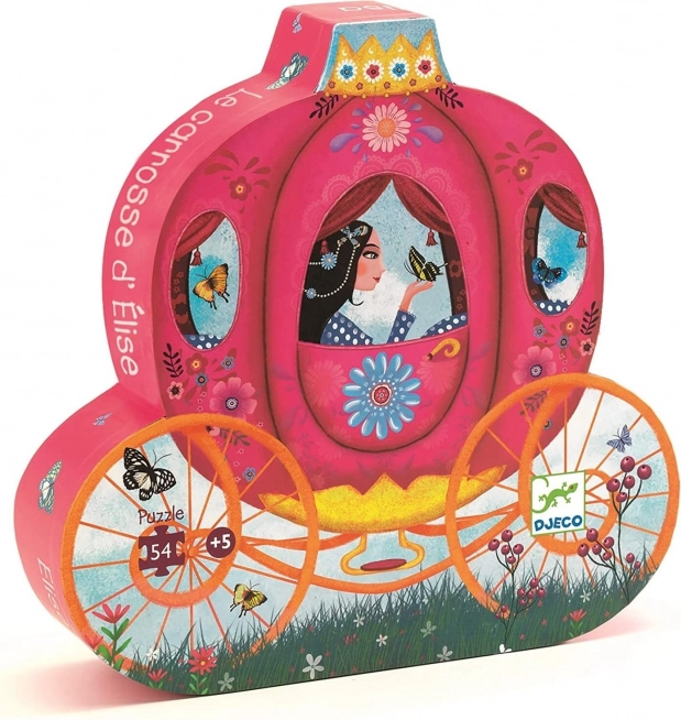 DJECO Slagalica Elisa u kočiji 54 dijelova