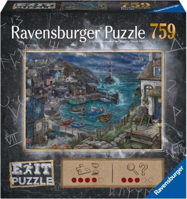 Escape puzzle RAVENSBURGER – ribarsko selo, 759 dijelova