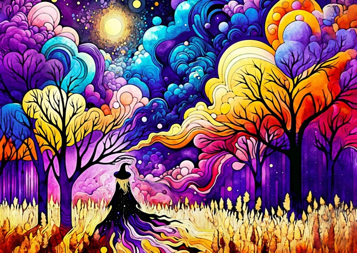 ENJOY puzzle Vještičja cesta 1000 dijelova