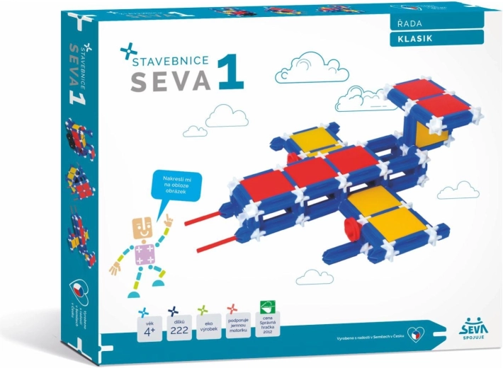 Konstruktorski set SEVA Classic 1 – 222 dijelova