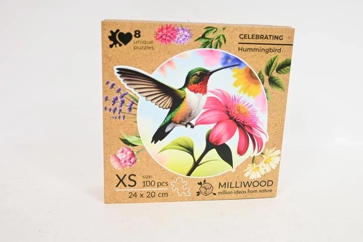 Milliwood drvene puzzle Celebrating – kolibrić (100 dijelova)