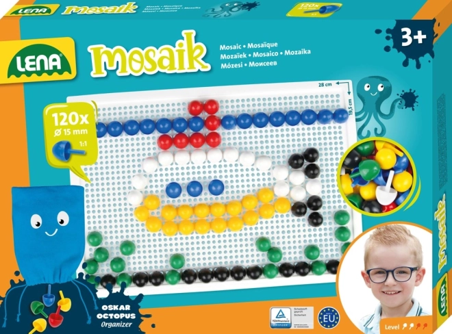 Lena mozaik s gljivicama za djecu – 120 kom