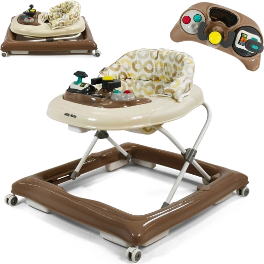 Milly Mally baby walker Patrol mocca