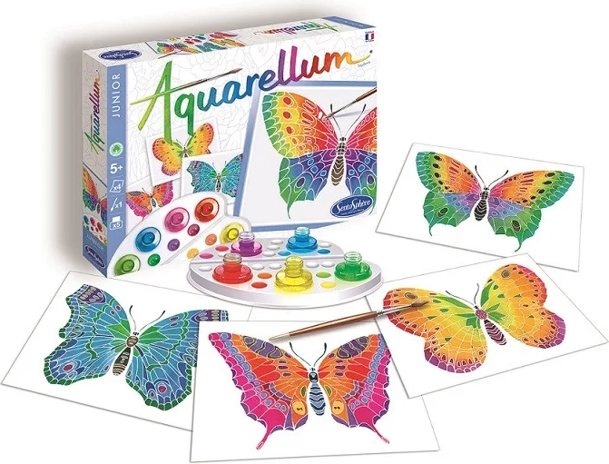 Sentosphere akvarel kreativni set junior leptiri