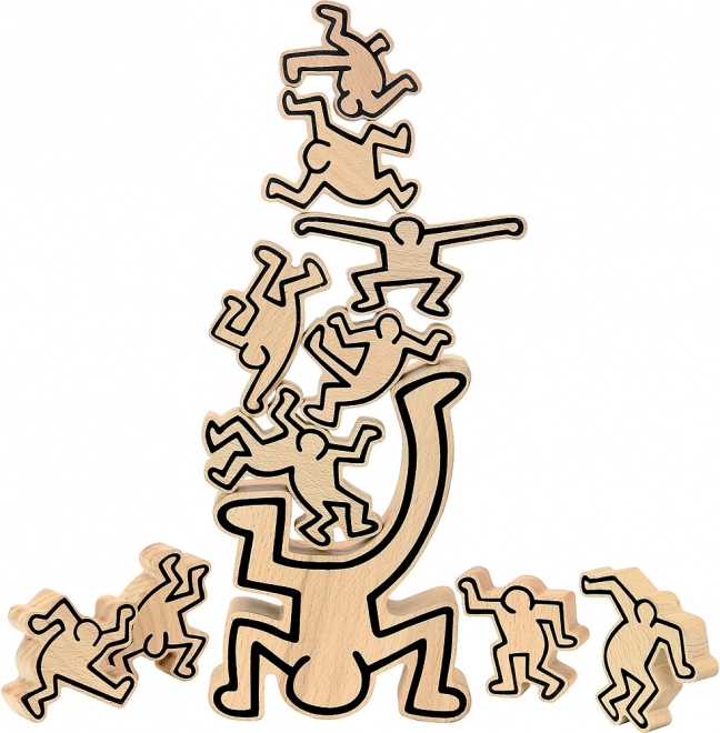 Vilac motorička balansirajuća igra figure – dizajn KEITH HARING