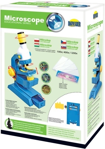 Dječji mikroskop 100×/400×/1200× s dvama okularima