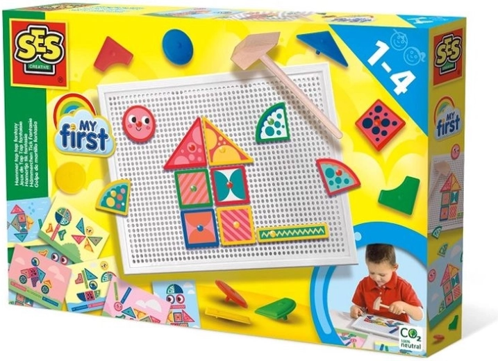 SES Creative My First stuku puku – mozaik za zabijanje čavlića
