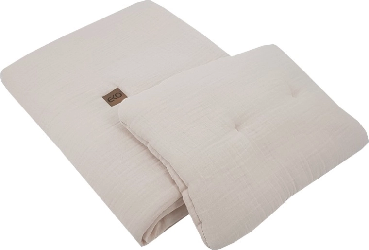 EKO muslinska posteljina Beige - 2 komada