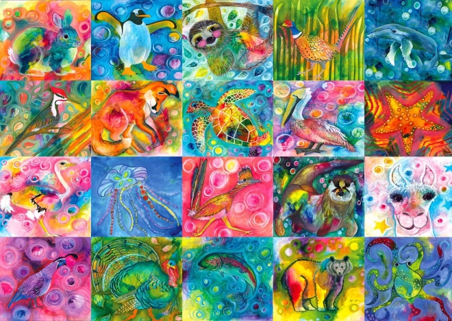 Puzzle Čarolija životinja 1000 dijelova