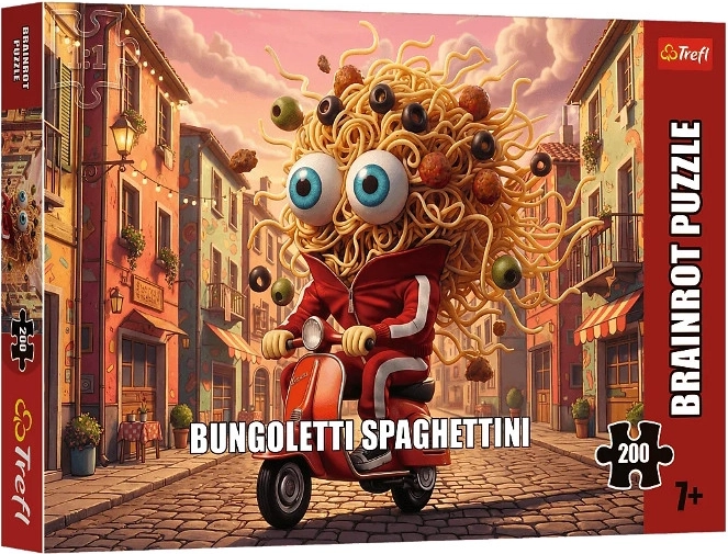 Trefl puzzle BrainRots bungoletti spaghettini 200 dijelova