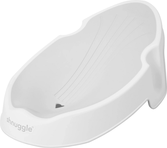 Shnuggle ležaljka za kadu white/grey