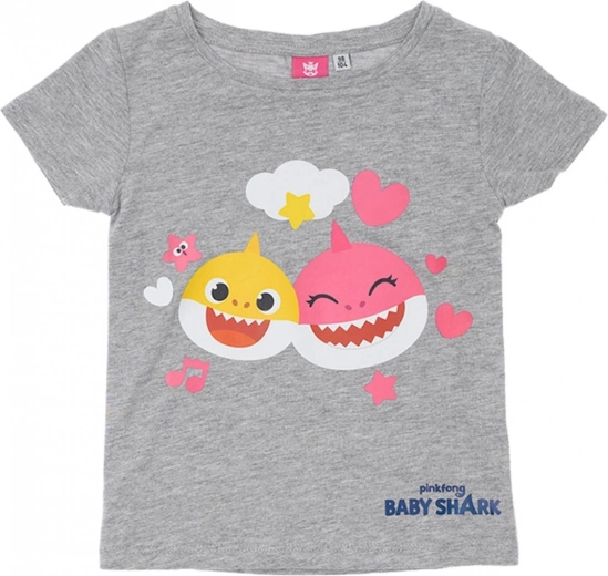 Dječja majica Baby Shark siva