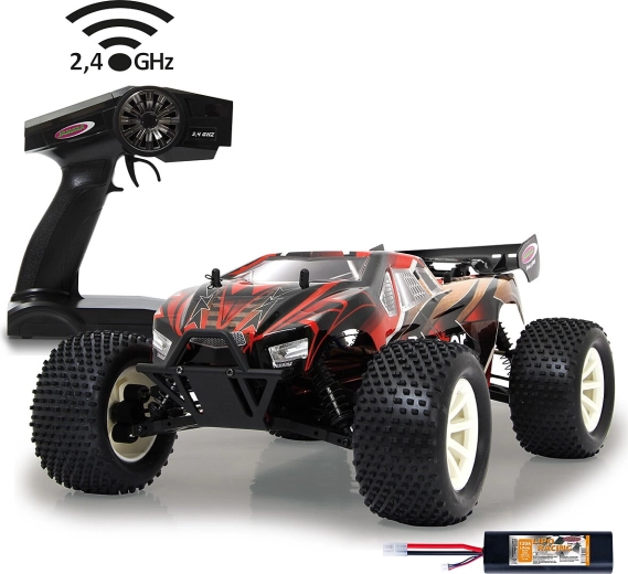 Jamara Brecter truggy 4WD 1:10 with LiPo battery, 2.4 GHz
