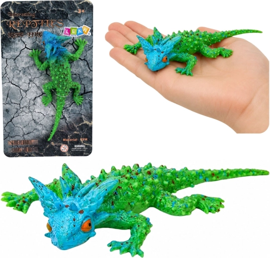 Gumena realistična figurica rogate gušterice 20 cm