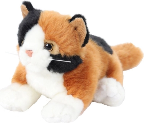 Smeđi ležeći maskota mačka 30 cm