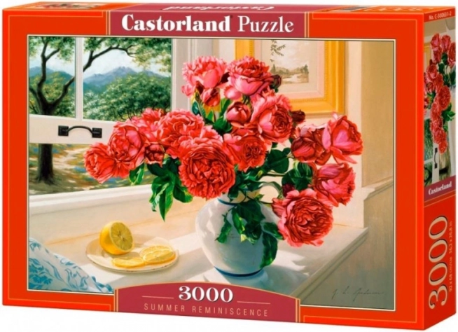 Puzzle od 3000 dijelova – božuri Summer Reminisce