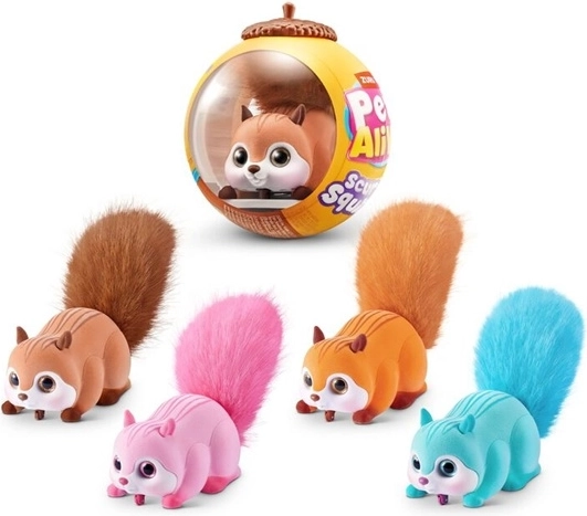 Interaktivna plišana vjeverica ZURU Pets Alive Scurry’n Squirrel - 1 komad