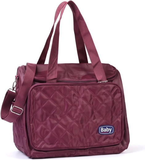 Burgundy Changing Bag