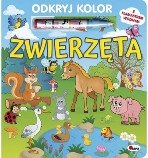 Otkrij boje: Životinje – višekratna vodena bojanka