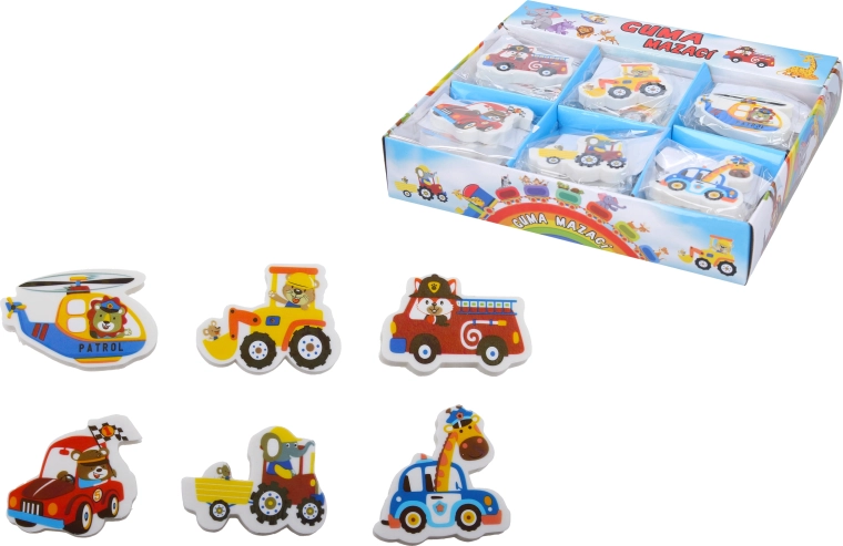 Gumica za brisanje u obliku auta