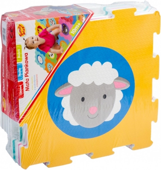 Pjenasta podloga i slagalica sa životinjama