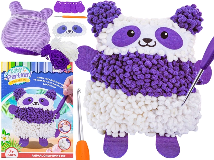 Kreativni DIY set za izradu plišane pande - 1 komad