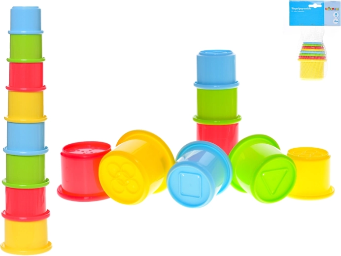 Sklopljive čašice – šarena piramida za bebe