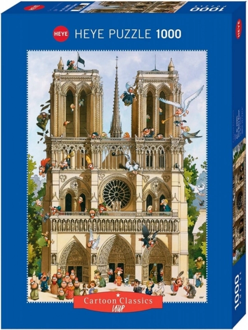 Puzzle od 1000 dijelova – Viva Notre Dame (HEYE, Loup)