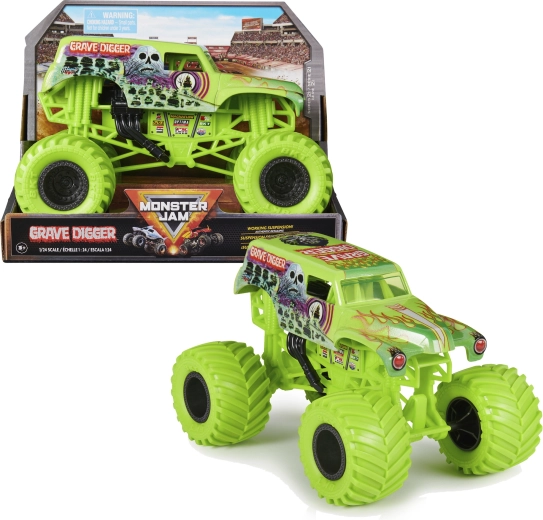 Monster Jam Grave Digger monster truck in 1:24 scale