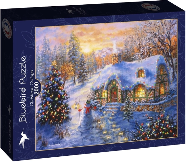 Bluebird puzzle Christmas cottage 2000 pieces