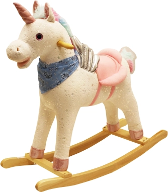 Ljuljački jednorog s duginim efektima 74 × 33 × 65 cm