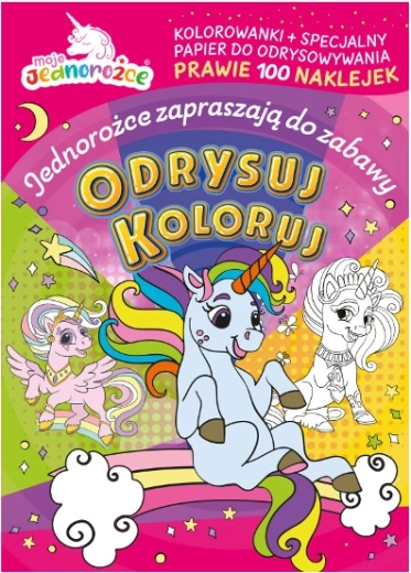 Moji jednorogi: Crtanke i precrtavanje s naljepnicama
