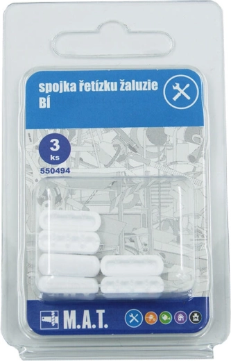 Spojnica lanca za žaluzine, bijela (3 kom)
