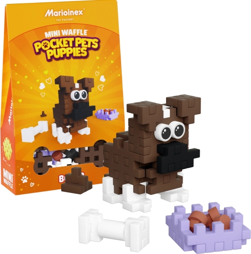 Konstruktorski set Mini Waffle Pocket Pets – bokser