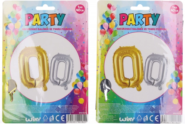 Napunjen balon u obliku slova O