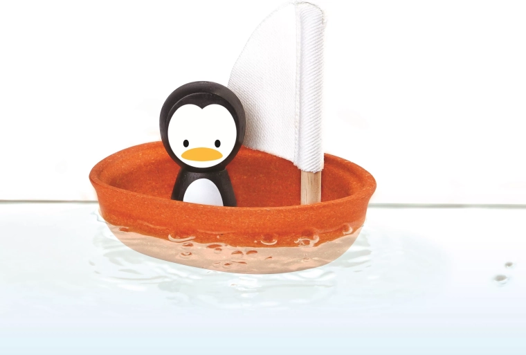 PlanToys jedrilica s pingvinom