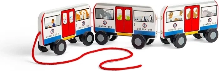 Bigjigs Toys Povlačna igračka Londonska podzemna željeznica