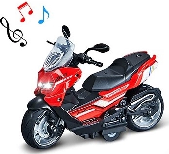 Metalni skuter 1:12 sa zvukom i svjetlom