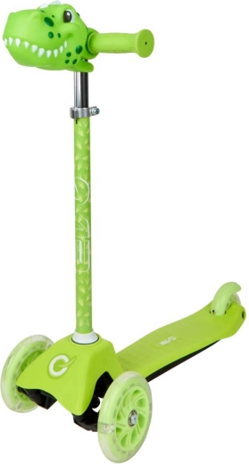 Dječji tricikl-romobil Evo mini dinosaurus sa svjetlećim LED kotačićima - 1 komad