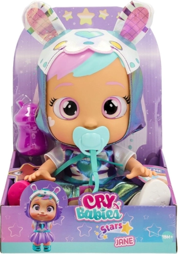 CRY BABIES Star Babies Jane Interactive Doll – Series 2