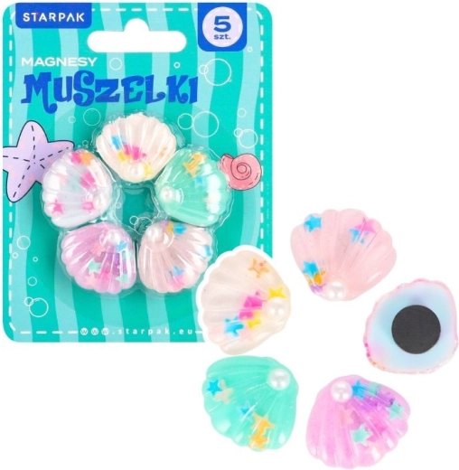 Magneti u obliku školjke 30 mm - set 5 kom