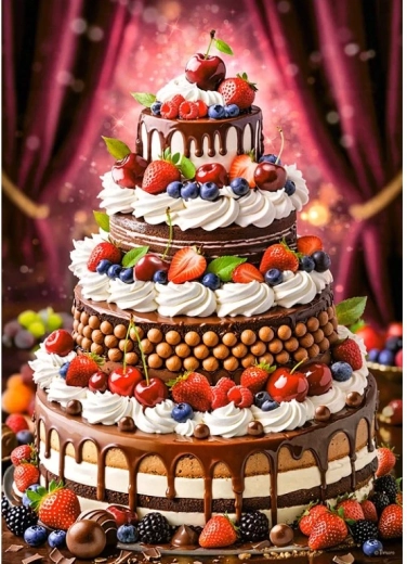 Cherry Pazzi Balanced Diet Puzzle 1000 Pieces
