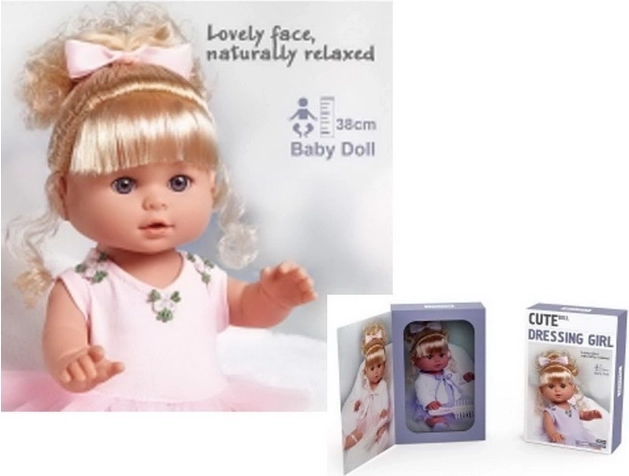 39 cm Doll in a Dress