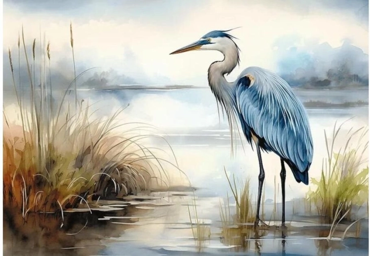 Trefl puzzle Premium Plus čaplja u prirodi 1000 dijelova