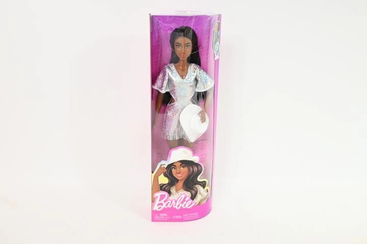 Barbie Fashionistas lutka kaubojka u blistavoj haljini