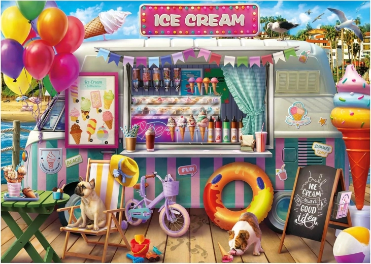 Slagalica EDUCA – kombi za sladoled, 500 dijelova